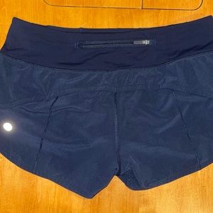 Lulu Lemon Navy Shorts
